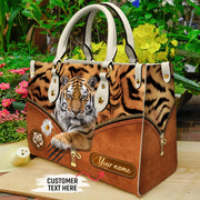 Cool Tiger Q2 Personalized Leather Handbag
