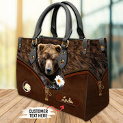 Cool Bear Q2 Personalized Leather Handbag