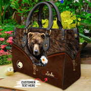 Cool Bear Q2 Personalized Leather Handbag