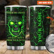 Personalized Name Skull Q2 Tumbler 20oz 30oz Cup