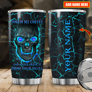 Personalized Name Skull Q6 Tumbler 20oz 30oz Cup