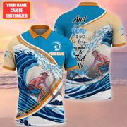 Personalized Name Surfing Q1 All Over Printed Unisex Shirt