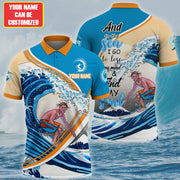 Personalized Name Surfing Q1 All Over Printed Unisex Shirt
