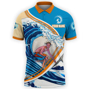 Personalized Name Surfing Q1 All Over Printed Unisex Shirt