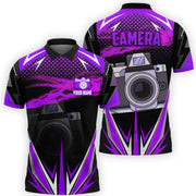 Personalized Name Camera Q3 All Over Printed Unisex Shirt