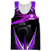 Personalized Name Camera Q3 All Over Printed Unisex Shirt