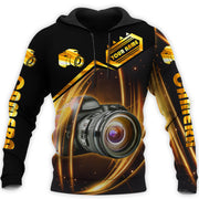 Personalized Name Camera Q4 All Over Printed Unisex Shirt