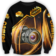 Personalized Name Camera Q4 All Over Printed Unisex Shirt