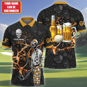 Personalized Name Golf Q27 All Over Printed Unisex Shirt