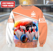 Personalized Name Bowling Q72 All Over Printed Unisex Shirt Q300501