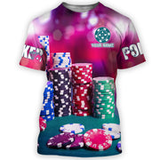 Personalized Name Poker Q52 All Over Printed Unisex Shirt