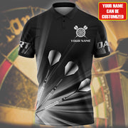 Personalized Name Black Darts All Over Printed Unisex Shirt Q260802
