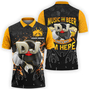 Personalized Name DJ And Beer All Over Printed Unisex Shirt Q060808