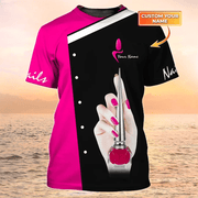 Personalized Name Nail Q7 All Over Printed Unisex Shirt