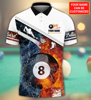 Personalized Name Billiard AK2 All Over Printed Unisex Shirt