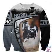 Horse Love All Over Printed Unisex Shirt