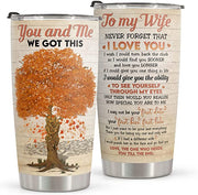 To My Wife 2 Tumbler 20oz 30oz Cup