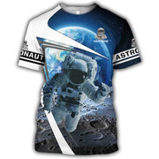 Personalized Name Astronaut All Over Printed Unisex Shirt - QB1