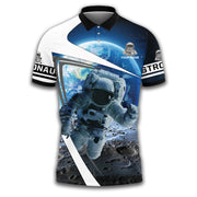 Personalized Name Astronaut All Over Printed Unisex Shirt - QB1