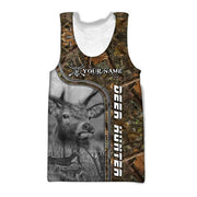 Personalized Name Deer Hunting All Over Printed Unisex Shirt - QB1