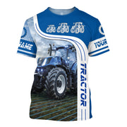 Personalized Name Tractor All Over Printed Unisex Shirt - QB2