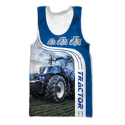 Personalized Name Tractor All Over Printed Unisex Shirt - QB2