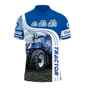 Personalized Name Tractor All Over Printed Unisex Shirt - QB2
