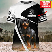 Personalized Rottweiler Dog 3D All Over Printed Unisex Shirt AK