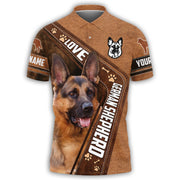 Personalized Name German Shepherd Dog 3D All Over Printed Unisex Shirt AK