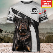 Personalized Rottweiler Dog All Over Printed Unisex Shirt AK K020404