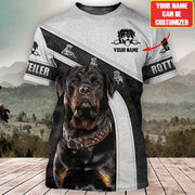 Personalized Rottweiler Dog All Over Printed Unisex Shirt AK K020404