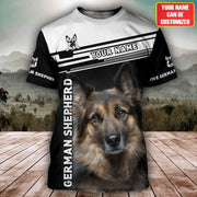Personalized German Shepherd Dog 3D All Over Printed Unisex Shirt AK P150715