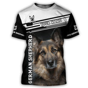 Personalized German Shepherd Dog 3D All Over Printed Unisex Shirt AK P150715