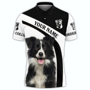 Personalized Border Collie Dog All Over Printed Unisex Shirt AK