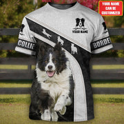 Personalized Border Collie Dog All Over Printed Unisex Shirt AK