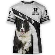 Personalized Border Collie Dog All Over Printed Unisex Shirt AK