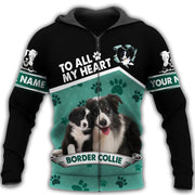 Personalized Border Collie Dog All Over Printed Unisex Shirt AK
