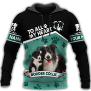 Personalized Border Collie Dog All Over Printed Unisex Shirt AK