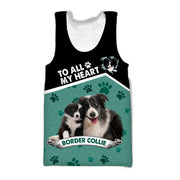 Personalized Border Collie Dog All Over Printed Unisex Shirt AK