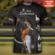 Personalized Doberman Dog All Over Printed Unisex Shirt AK