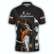 Personalized Doberman Dog All Over Printed Unisex Shirt AK