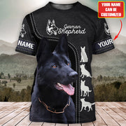 Personalized German Shepherd Dog 3D All Over Printed Unisex Shirt AK