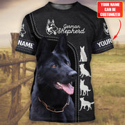 Personalized German Shepherd Dog 3D All Over Printed Unisex Shirt AK