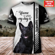 Personalized German Shepherd Dog 3D All Over Printed Unisex Shirt AK