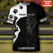 Personalized Labrador Dog 3D All Over Printed Unisex Shirt AK
