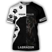 Personalized Labrador Dog 3D All Over Printed Unisex Shirt AK