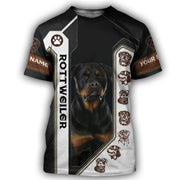 Personalized Rottweiler Dog 3D All Over Printed Unisex Shirt AK