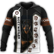 Personalized Rottweiler Dog 3D All Over Printed Unisex Shirt AK