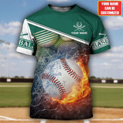 Personalized Name Baseball AK22 All Over Printed Unisex Shirt