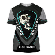 Personalized Name Billiard AK35 All Over Printed Unisex Shirt